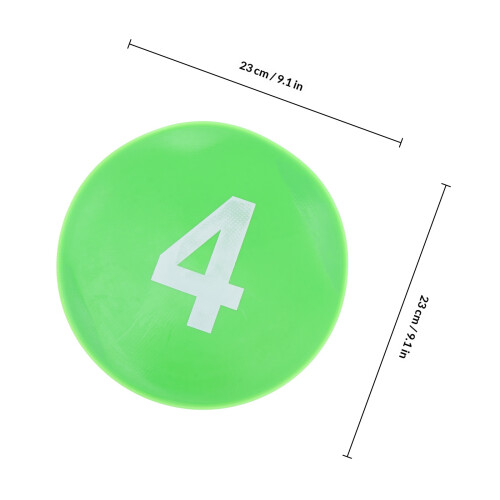 1Set Segnalatori PVC Per Allenamenti Calcio E Sport 1