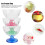 3Pz Rosso Gelato Dessert Cocktail Usa E Getta 9