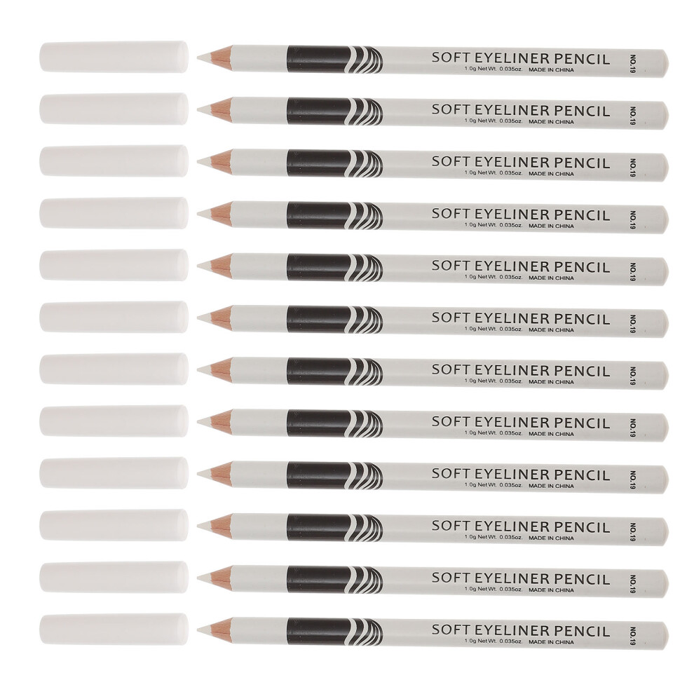 Happyyami White 48 Pcs Highlighter Eyeliner Pens Pencils For Eyes Makeup