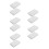 10000Pcs Durable White Paper Wraps for Hair Perm Rods Professional Use 10