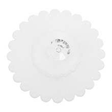 3Pz Tappi in Silicone Per Tazze, Design Raffinato Bianco,
