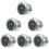 6 Pcs Universal Motorcycle Handlebar Mount Clock 10