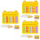3 Sets Wooden Matching Toy Shape Classification Game Board 8