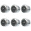 6 Pcs Universal Motorcycle Handlebar Mount Clock 3
