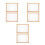 6Pcs Light Brown Wooden Herb Drying Screen Stackable Rack for Home Use 4
