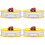 4Pcs Wind-Up Car Storage Box Transparent Plastic Mini Container 7