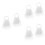 6 Sets White Manicure Choi Board 6