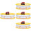 4Pcs Wind-Up Car Storage Box Transparent Plastic Mini Container 6
