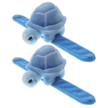 8Pz Polsini Slap Peluche Tartaruga Giochi E Decorazioni