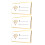 6 Pcs Wifi Sign Table Acrylic Password Accessory 8x20cm 1