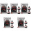 5 Sets Benzinestation Model Speelgoed Met Wegkegel 5