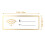 6 Pcs Wifi Sign Table Acrylic Password Accessory 8x20cm 10
