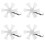 4 Sets Replacement Plastic Fan For Rv Camping 7