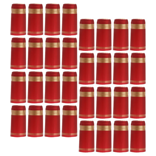600Pièces Capsules Bouteille Vin Rouge Bouchons Rétractables