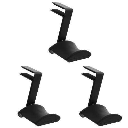 3pcs Headphone Hanger Metal School Bag Rack Desktop 1