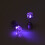 3 Pairs Unisex LED Stud Earrings Stainless Party Accessory 1
