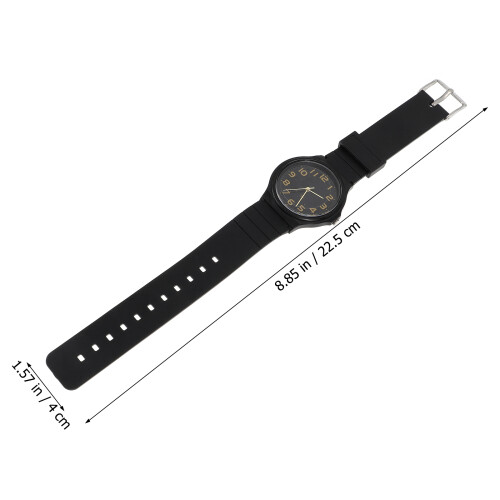 3pcs Student Quartz Watch Ultra Thin Pu Strap Child 1