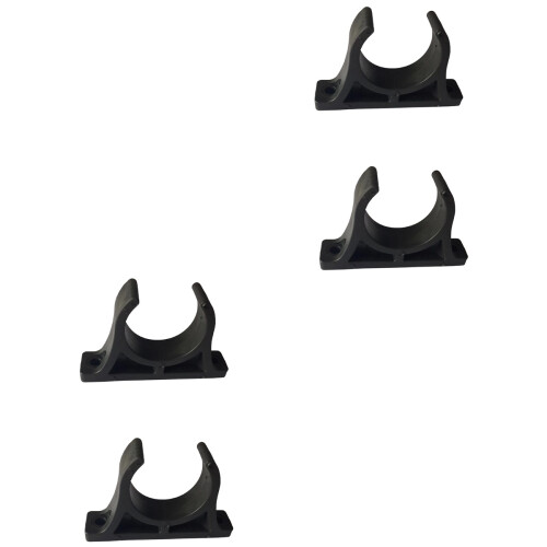 4 Pcs  Kayak Plastic Boat Use Paddle Fixed Buckle Paddle Holder(Black) 2