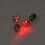 3 Pairs Unisex LED Stud Earrings Stainless Party Accessory 10