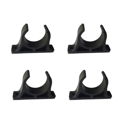 4 Pcs  Kayak Plastic Boat Use Paddle Fixed Buckle Paddle Holder(Black) 1