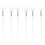 6Pièces Brosse Éventail Blanche Précise Pour Application DIY 5
