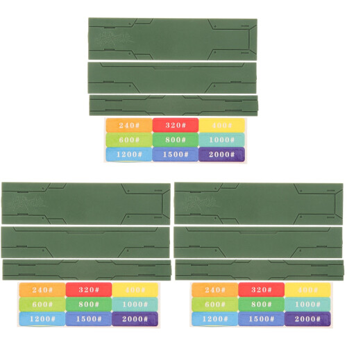 9 Pcs Portable Sanding And Polishing Board Model Tools For Diy 2