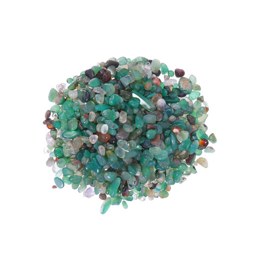 500G De Cristal Natural Para Decoração De Vaso ( Verde)