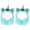 2pcs Plush Unicorn Horn Earmuffs Adjustable Winter Fall Ear Muffs 2