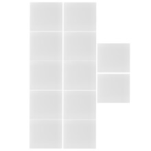 24 Pcs Transparent PVC Drawing Mat For 3D Art Printing Pen Tracing