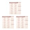 12 Pièces Stickers Sourcils Adhésifs 3D Marron Imperméables 6