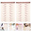 12 Pièces Stickers Sourcils Adhésifs 3D Marron Imperméables 10
