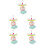 5Pcs Brinquedo Suspenso Para Calopsita 8