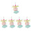 5Pcs Brinquedo Suspenso Para Calopsita 7