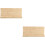 2 Sets Blank Bamboo Sign Board With Base 6