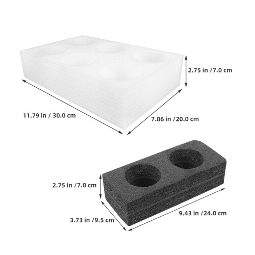 2pcs Takeout Coffee Cup Holders Drink Storage Trays 1
