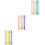 3 Count Silicone Applicator Stick Small Stir Sticks Reusable Stirring 5