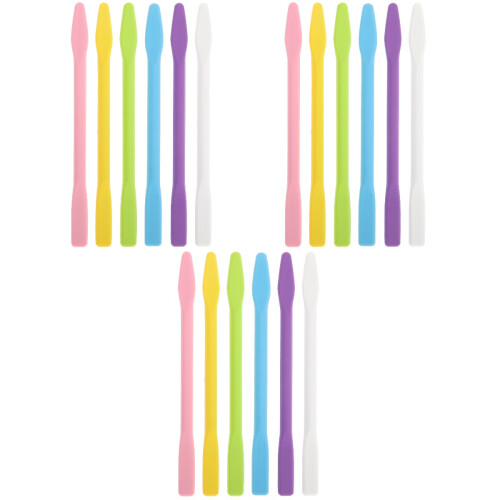 3 Count Silicone Applicator Stick Small Stir Sticks Reusable Stirring 2