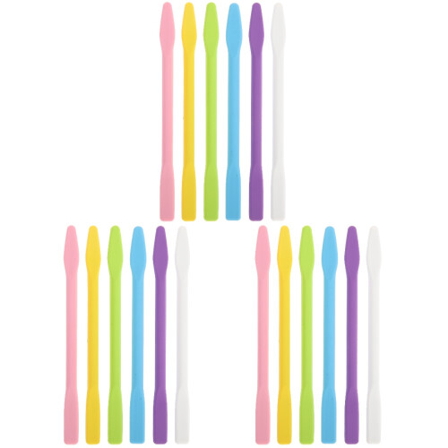 3 Count Silicone Applicator Stick Small Stir Sticks Reusable Stirring 1