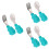 3Sets Baby Essbesteck Grün Fork Spoon Lernsets Für Kinder 6