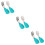 3Sets Baby Essbesteck Grün Fork Spoon Lernsets Für Kinder 9