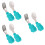 3Sets Baby Essbesteck Grün Fork Spoon Lernsets Für Kinder 7