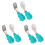 3Sets Baby Essbesteck Grün Fork Spoon Lernsets Für Kinder 2