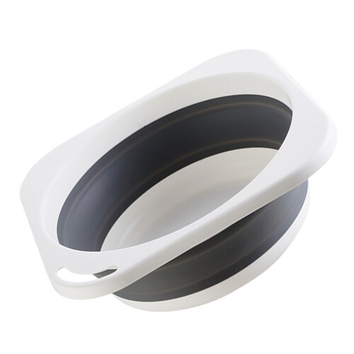 2Pcs Multi-Use Folding Basin For Face And Baby Clothes Wash