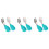 3Sets Baby Essbesteck Grün Fork Spoon Lernsets Für Kinder 4