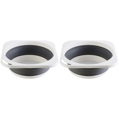 2Pcs Multi-Use Folding Basin For Face And Baby Clothes Wash 1