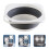 2Pcs Multi-Use Folding Basin For Face And Baby Clothes Wash 8