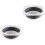2Pcs Multi-Use Folding Basin For Face And Baby Clothes Wash 3