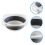 2Pcs Multi-Use Folding Basin For Face And Baby Clothes Wash 9