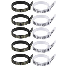 10pcs Us Ring Size Measuring Tool Ring For Daily Use Gauge