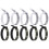 10pcs Us Ring Size Measuring Tool Ring For Daily Use Gauge 7